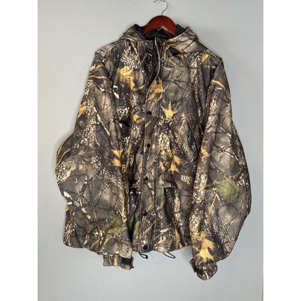 WFS Element Gear  WK300 Camo Hooded Mesh Lined Hunting Jacket Men’s 2XL